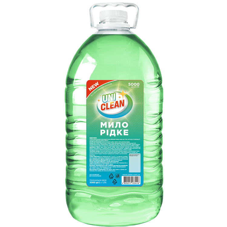 Мило рідке 5л "Манго-Алое" UNICLEAN (ПЕТ)